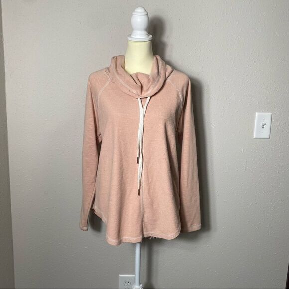 Rag Poets Cowl Neck Drawstring Pullover Knit Sweater Women's Size Medium - Picture 10 of 14
